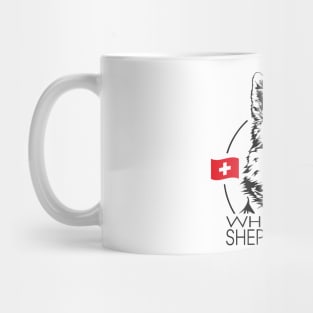 White Swiss Shepherd Dog Portrait Mug